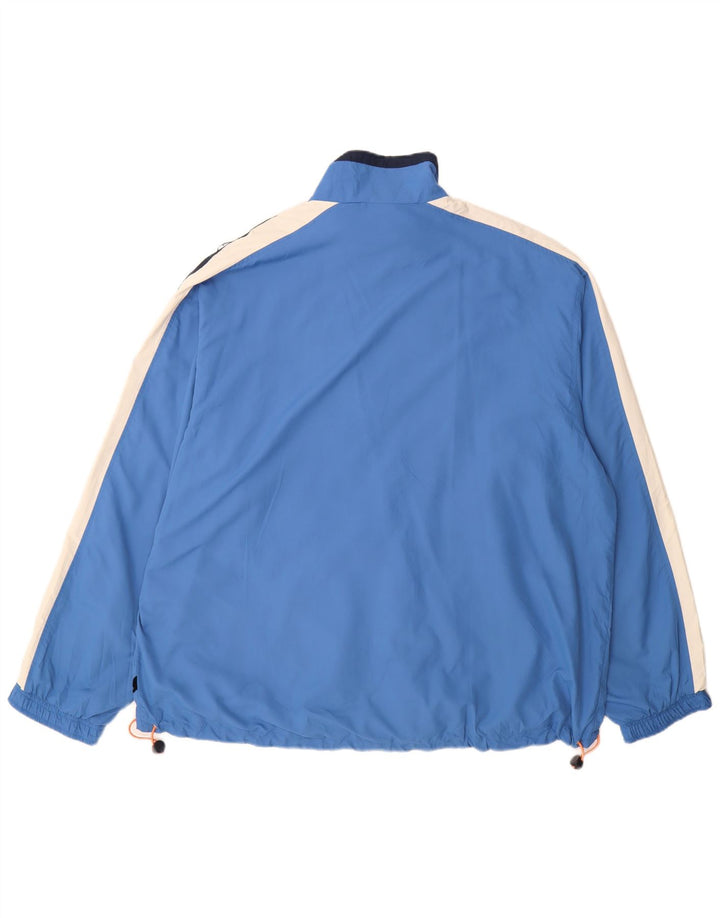 Asics Mens Treino Top Jacket 2XL Azul Colourblock Poliéster