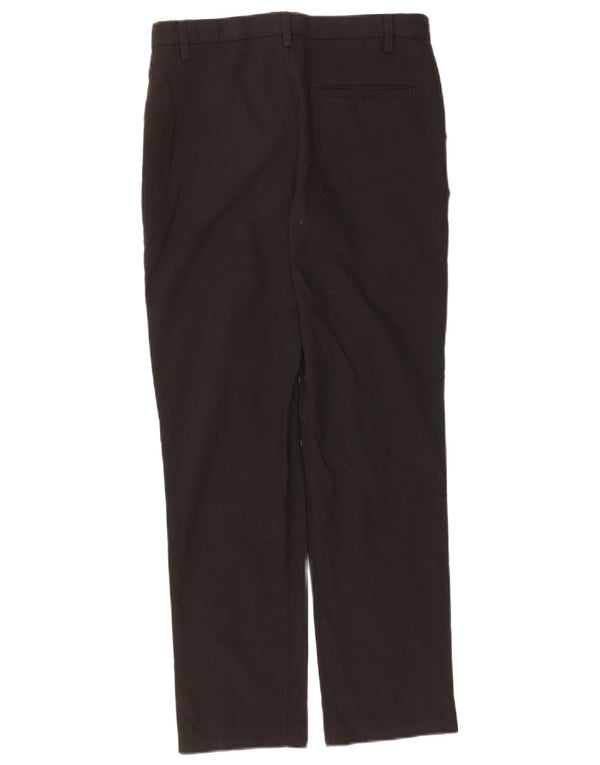 Calças Chino retas para meninas Marks & Spencer 13-14 anos W28 L28 pretas