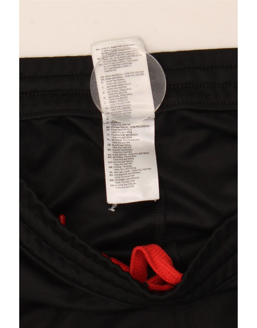Calça Adidas Mens Treino Pequeno Poliéster Preto