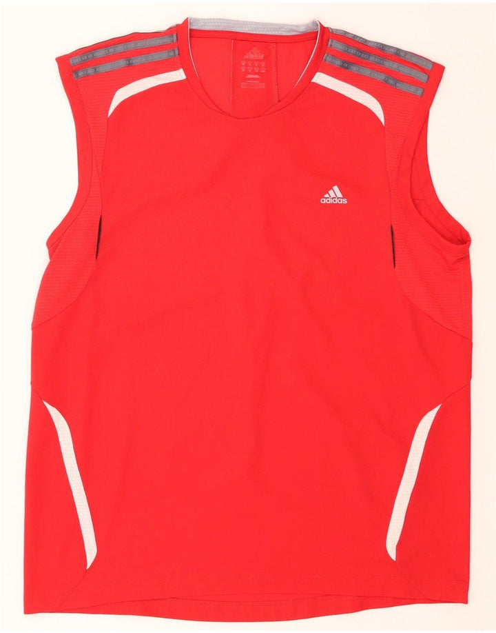 Adidas Mens Climacool Vest Top XL Vermelho