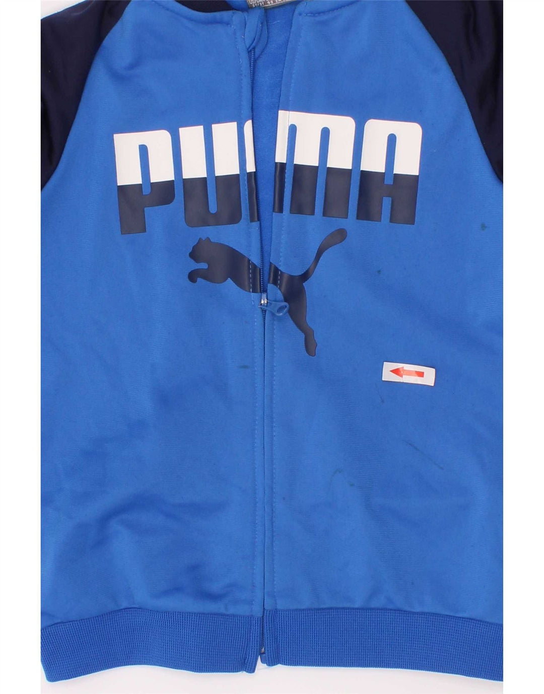 Jaqueta Puma Boys Graphic Tracksuit Top 2-3 Anos Azul Colorblock Poliéster