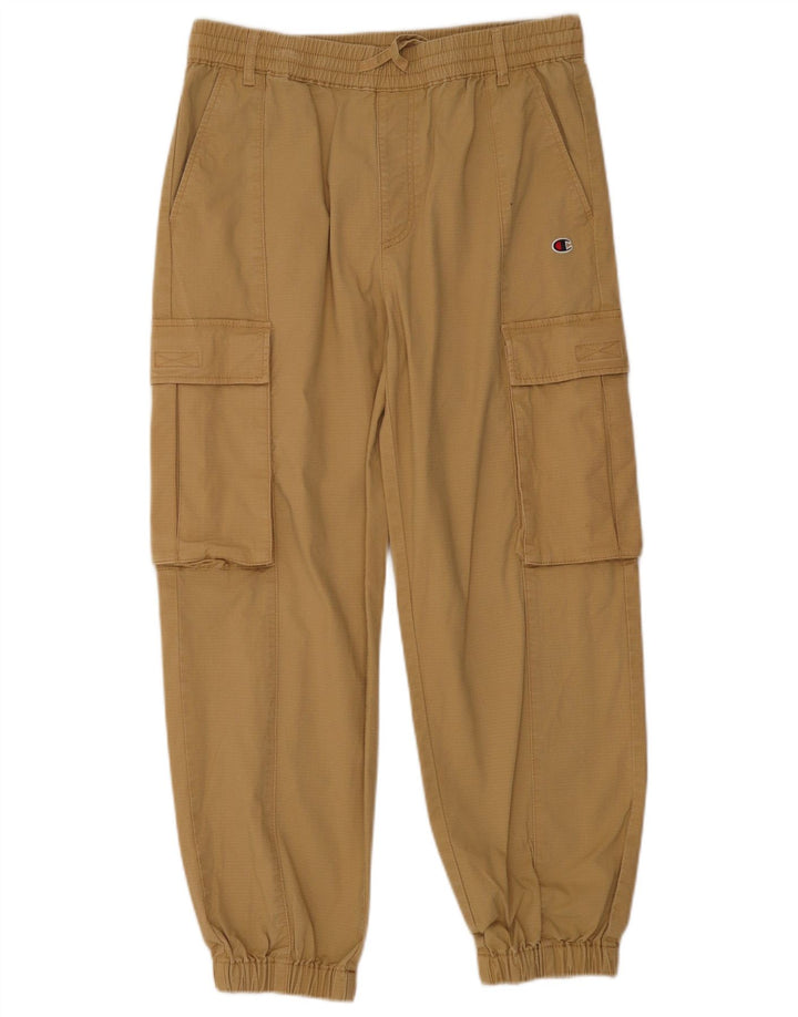Campeão Mens Joggers Cargo Calças Médio W32 L28 Bege