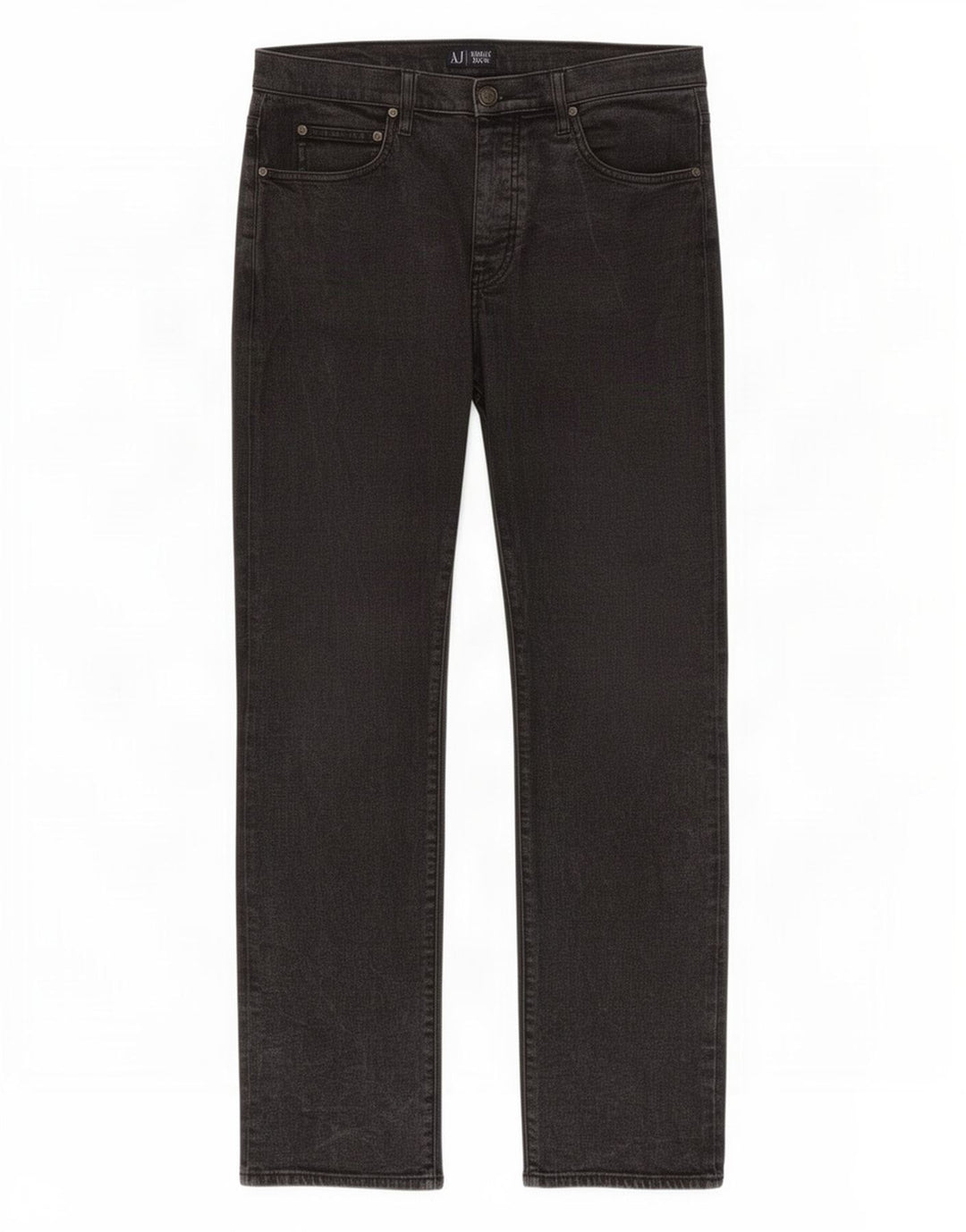 Jeans retos femininos Armani W32 L33 algodão cinza