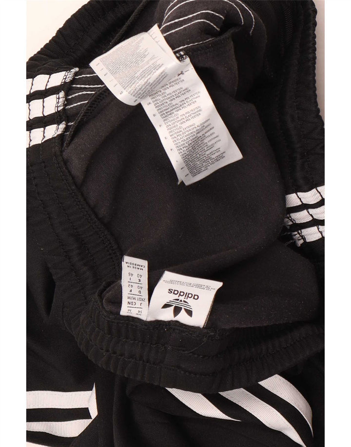 Calça de treino feminina Adidas UK 14 poliéster preto médio