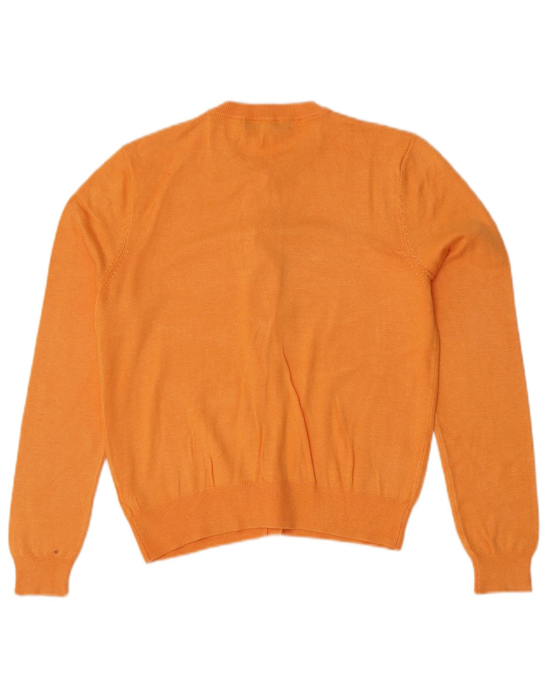Suéter feminino Marks & Spencer Crop Cardigan Reino Unido 12 Médio Laranja