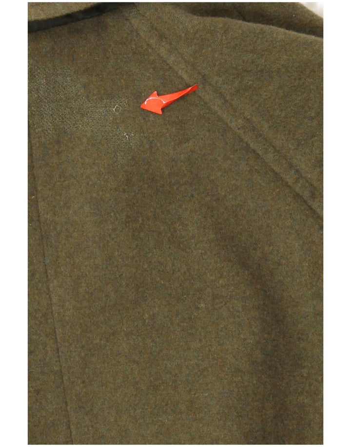 Sobretudo reversível feminino vintage EU 44 XL Khaki Poliéster