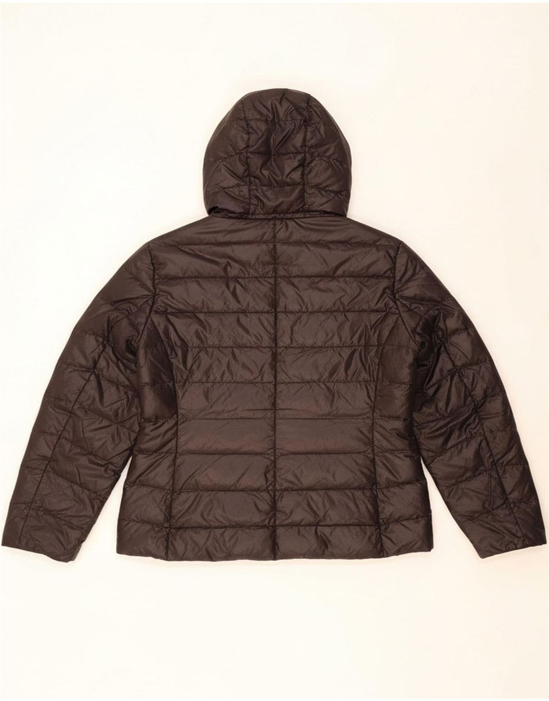 Jaqueta feminina acolchoada com capuz ELLESSE UK 18 XL preta