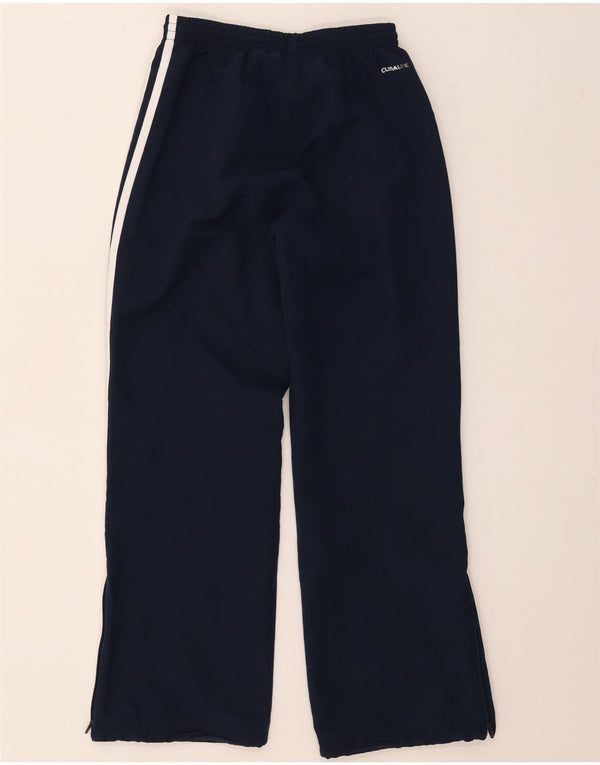 Calças de treino Adidas meninos 9-10 anos azul marinho poliéster