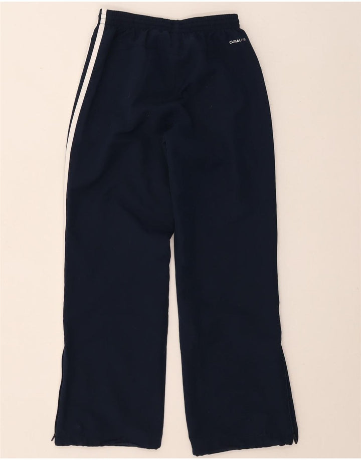 Calças de treino Adidas meninos 9-10 anos azul marinho poliéster