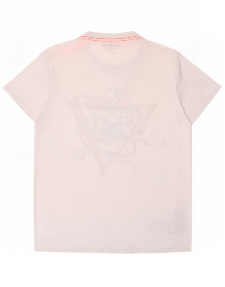 Camiseta Guess Boys Graphic 13-14 Anos Branco
