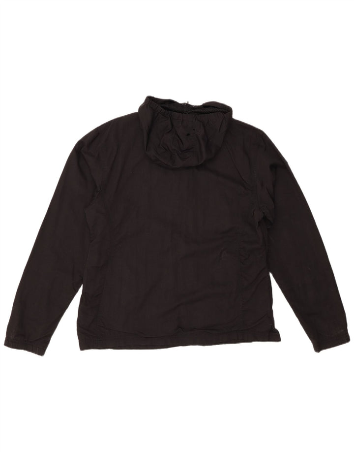 PUMA Jaqueta Anorak Feminina com Capuz Reino Unido 14 Grande Nylon Preto