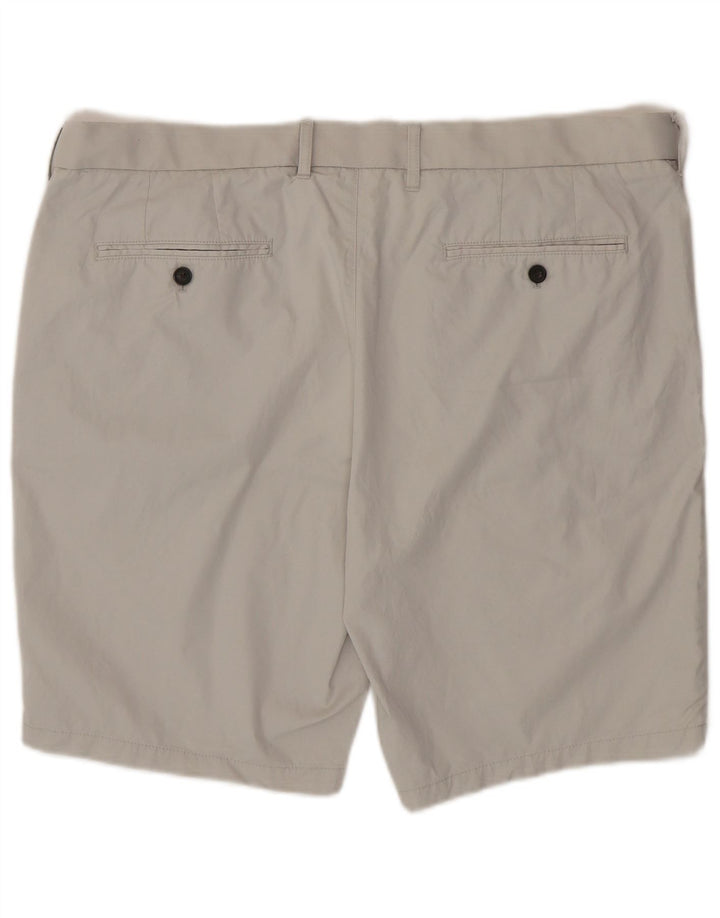 Shorts chino masculino Marks & Spencer W42 2XL algodão bege