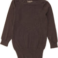 OASIS Womens Boat Neck Jumper Sweater UK 6 XS Grey Cotton Vintage Oasis and Second-Hand Oasis from Messina Hembry 