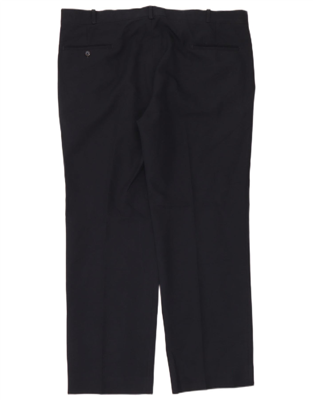 Calça masculina reta Farah W42 L33 azul marinho poliéster