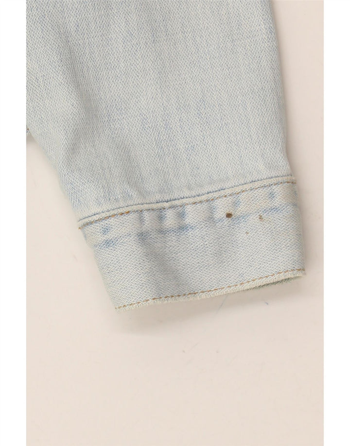 WRANGLER Womens Denim Jacket UK 16 Large Blue Cotton