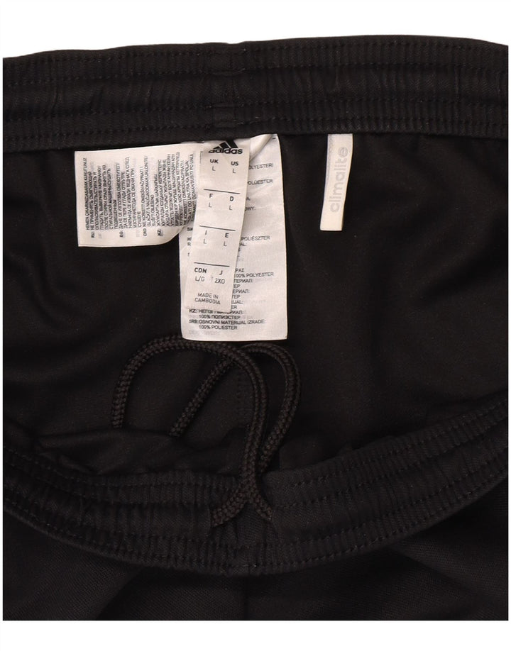 Adidas Mens Climalite Sport Shorts Grande Poliéster Preto