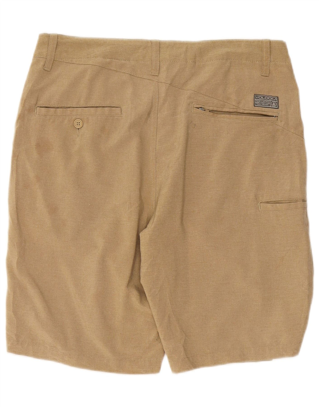 Volcom Mens Cargo Shorts W31 Médio Bege