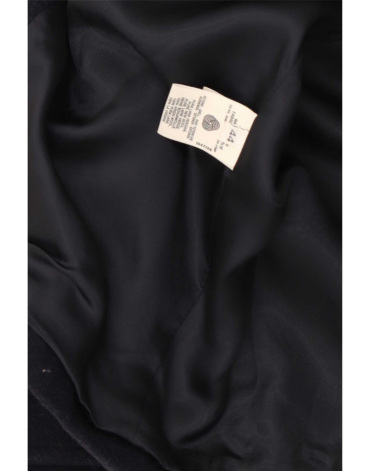 Sobretudo feminino Benetton IT 44 lã azul marinho médio
