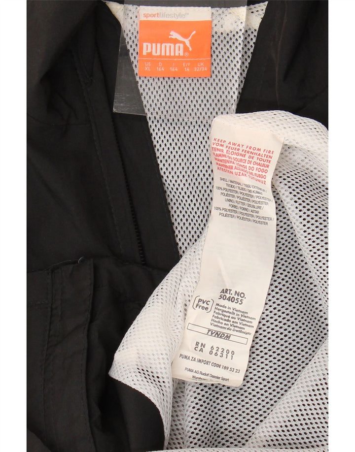 Jaqueta Puma Meninos Treino Top 13-14 Anos XL Preto Colourblock Poliéster