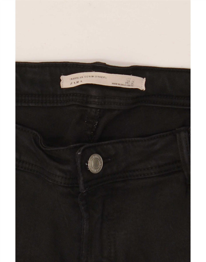 Calça jeans feminina Zara Trafaluc Slim W30 L28 preta
