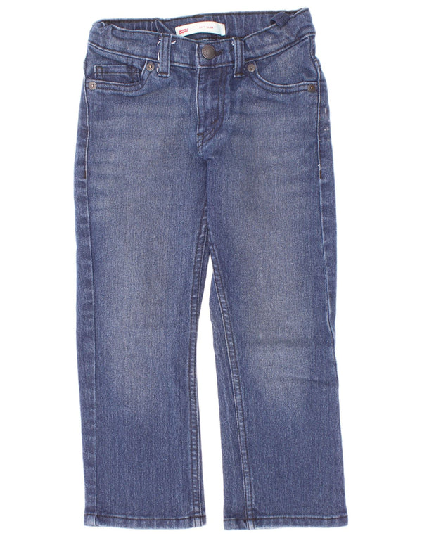 Levi's Boys 511 Slim Jeans 3-4 Anos W20 L18 Azul Algodão
