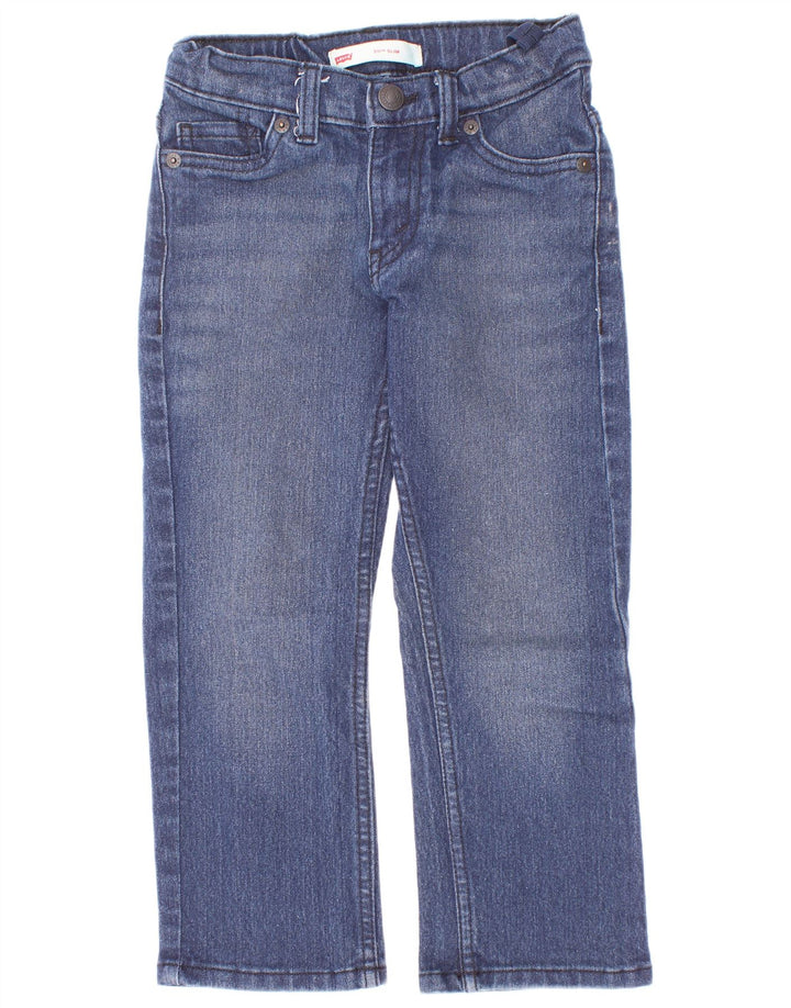 Levi's Boys 511 Slim Jeans 3-4 Anos W20 L18 Azul Algodão