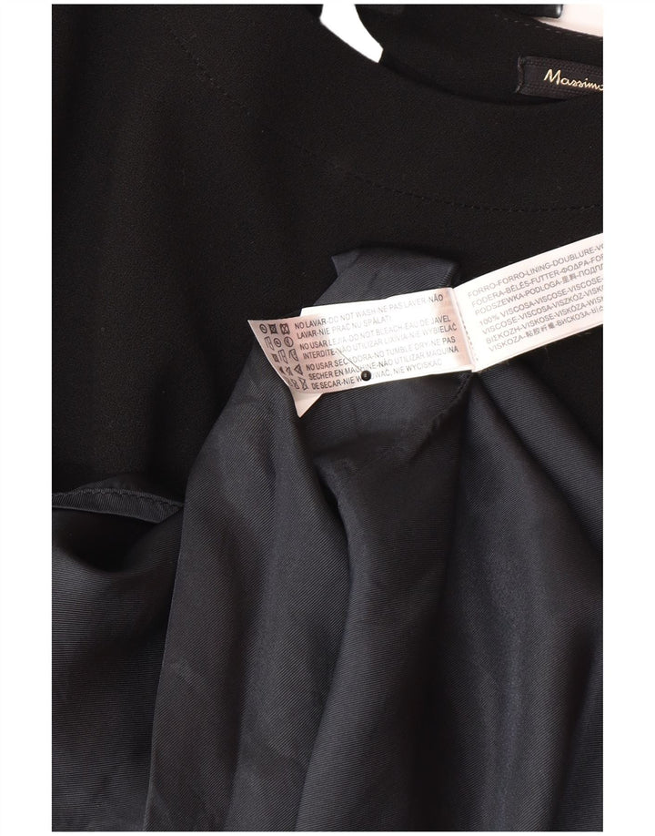 Vestido feminino Massimo Dutti EU 40 médio preto viscose