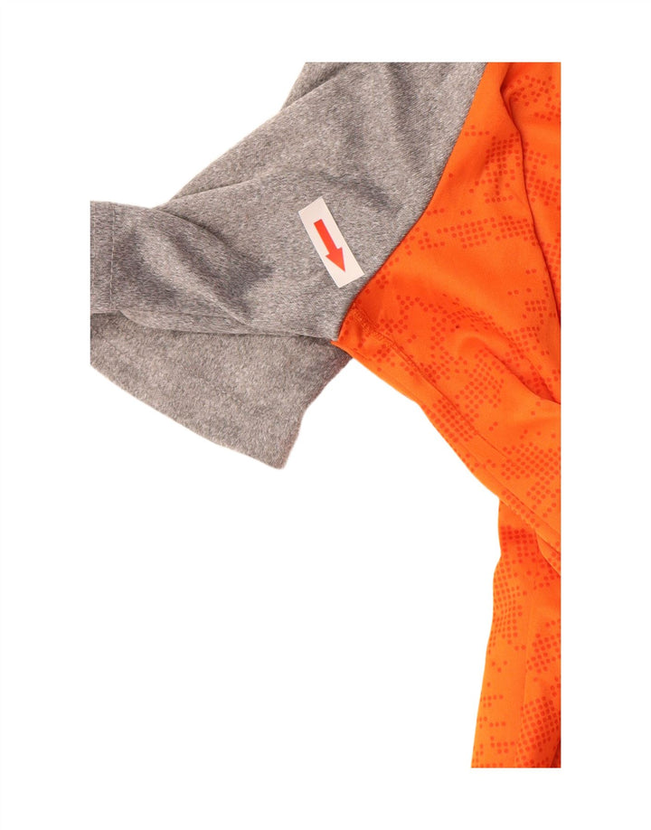 Puma Camiseta Masculina Top Pequeno Poliéster Manchado Laranja