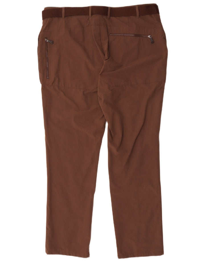Rohan Calça masculina reta casual W40 L31 marrom policloreto
