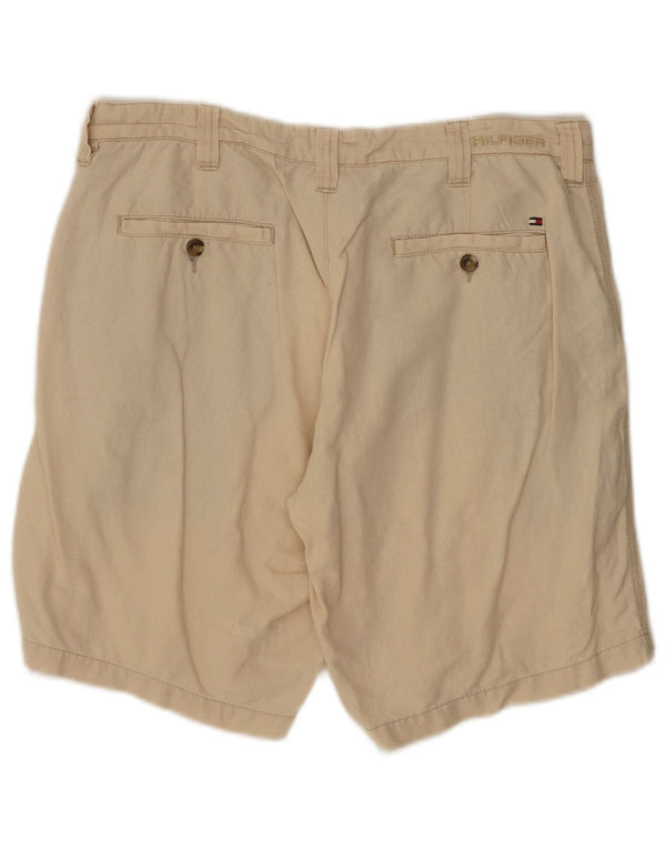 Tommy Hilfiger Mens Chino Shorts W34 Grande Linho Bege