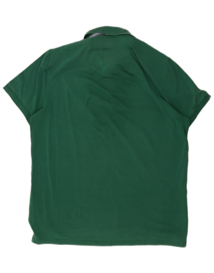 Camisa polo masculina Massimo Dutti XL algodão verde