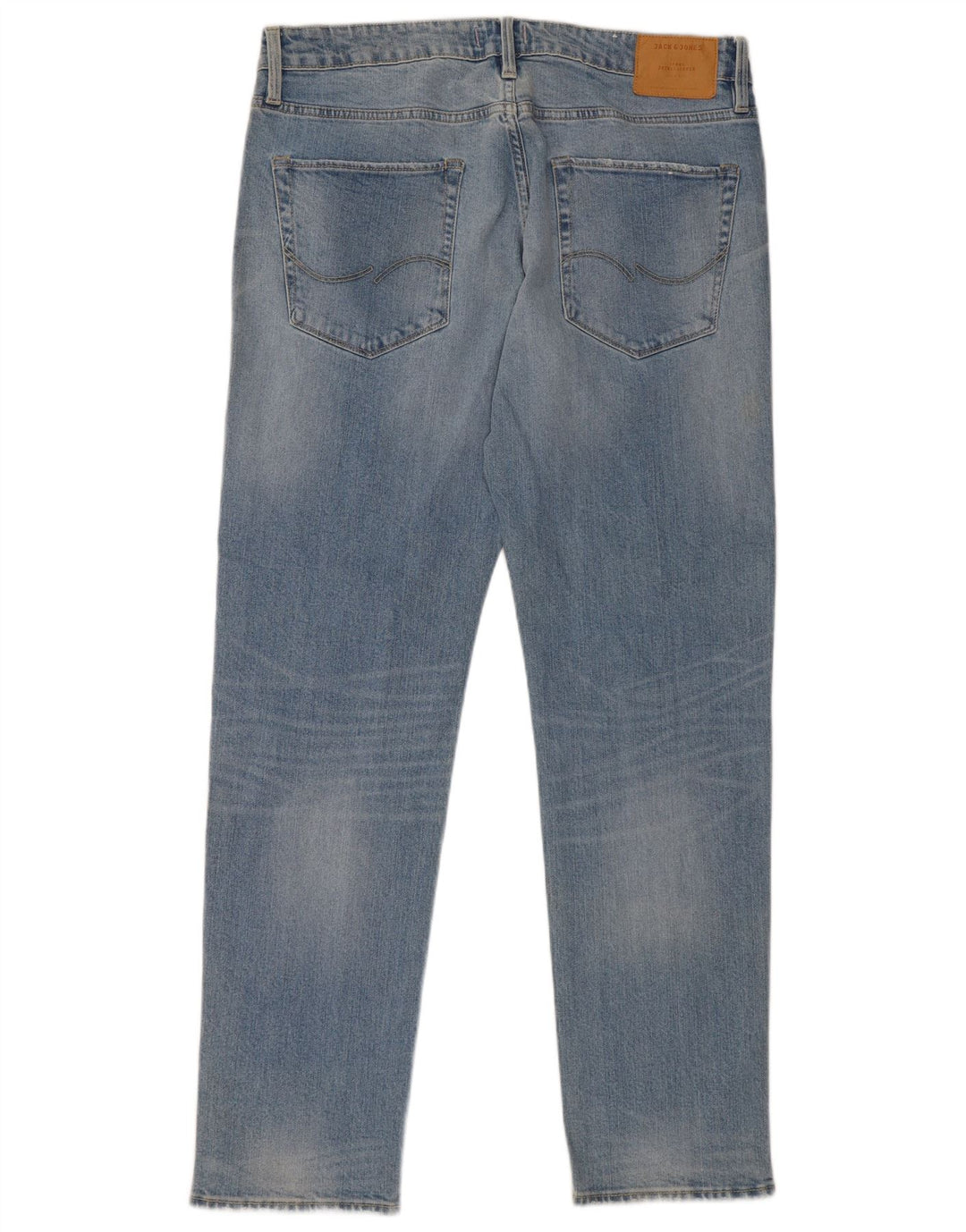 Jack & Jones Mens Slim Jeans W36 L34 Azul Algodão