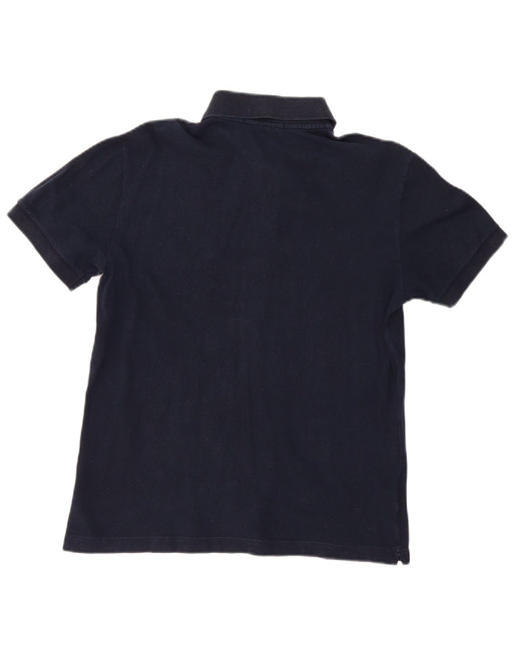 Camisa polo masculina Fred Perry médio algodão azul marinho