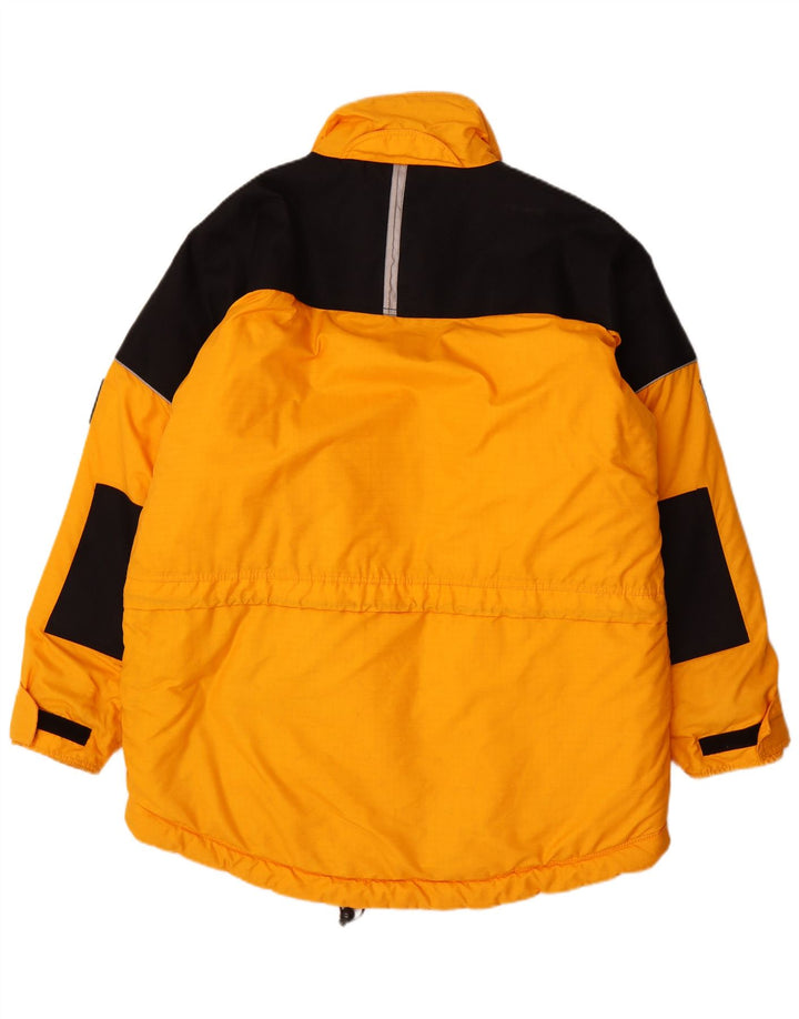 Jaqueta masculina acolchoada de ajuste solto RUCANOR Reino Unido 48 bloco colorido amarelo médio