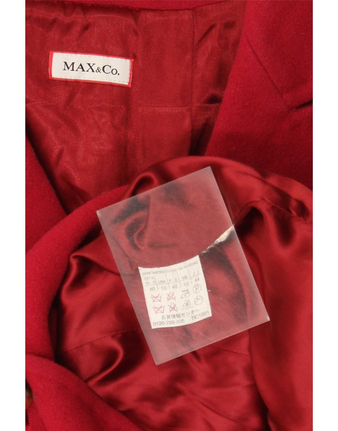 Sobretudo feminino Max & Co. UK 12 vermelho médio
