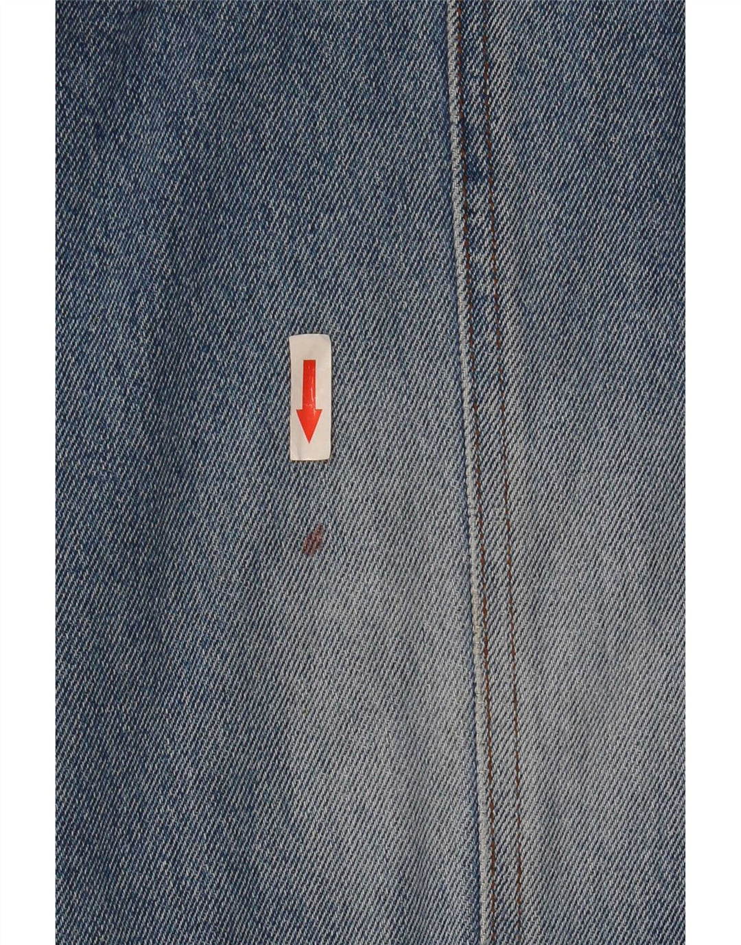 Jaqueta jeans masculina Master UK 38 algodão azul médio