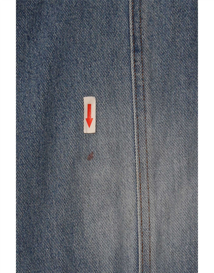 Jaqueta jeans masculina Master UK 38 algodão azul médio