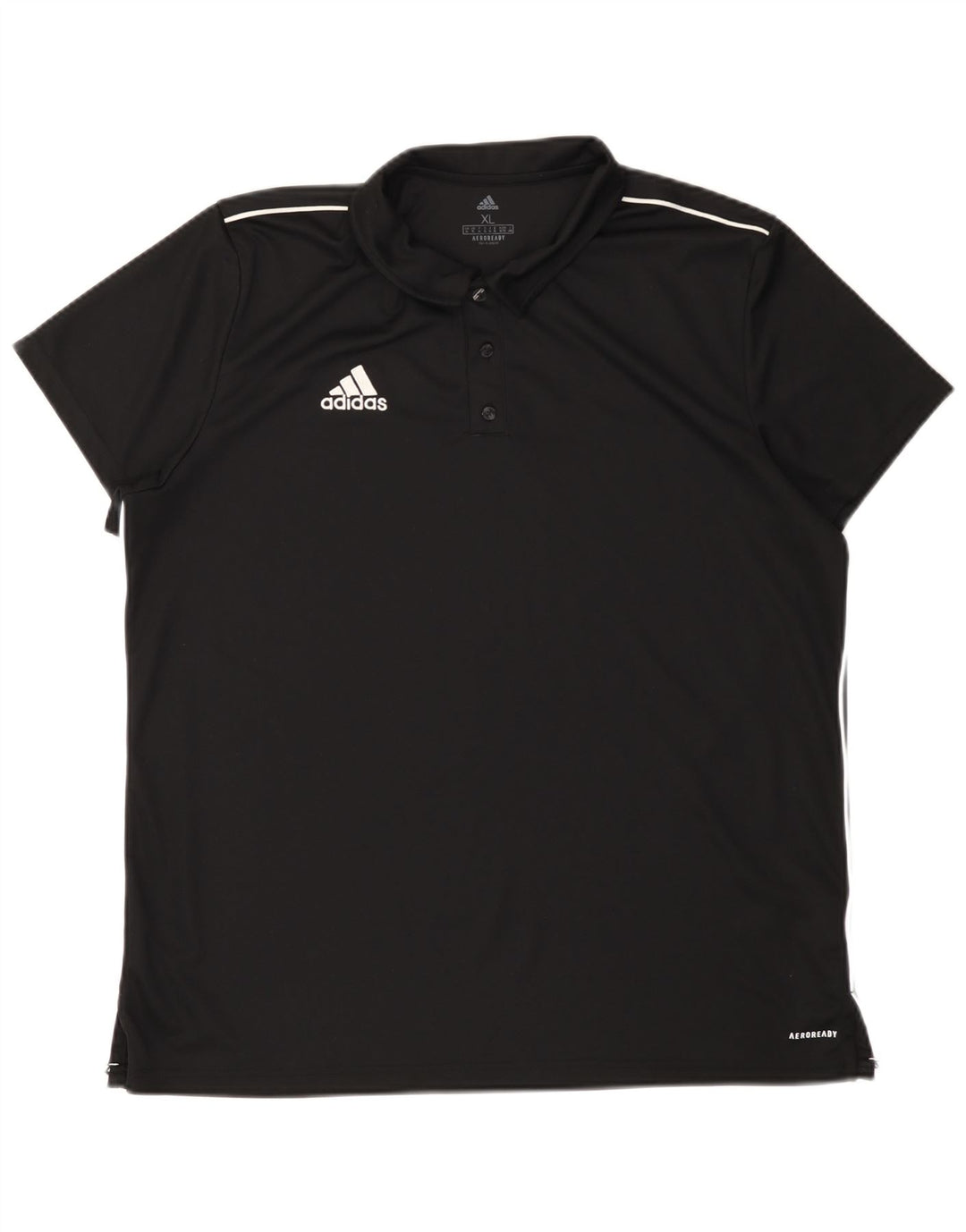 Adidas Mens Aeroready Polo XL Preto Poliéster