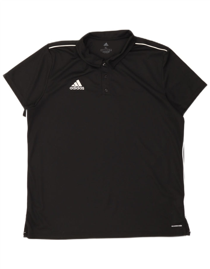 Adidas Mens Aeroready Polo XL Preto Poliéster