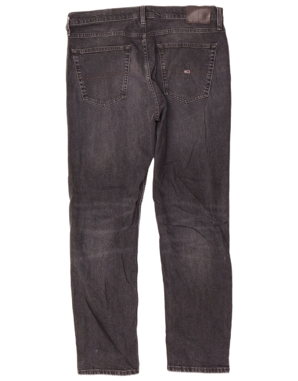 Tommy Hilfiger Masculino Ryan Straight Jeans W32 L30 Cinza Algodão