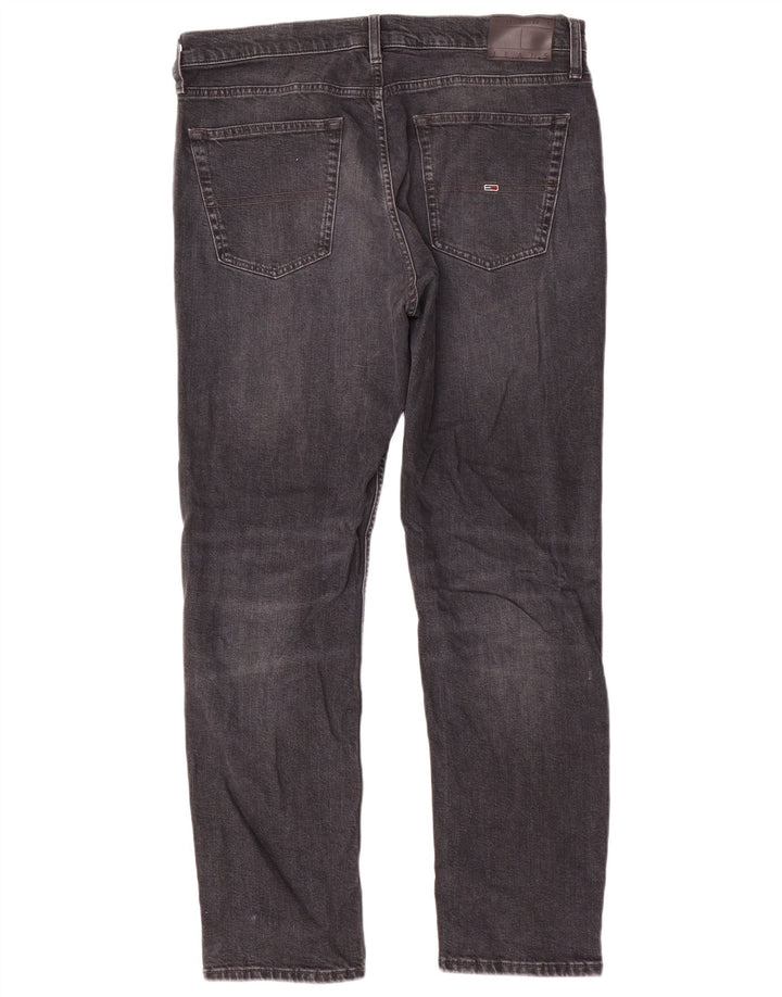 Tommy Hilfiger Masculino Ryan Straight Jeans W32 L30 Cinza Algodão
