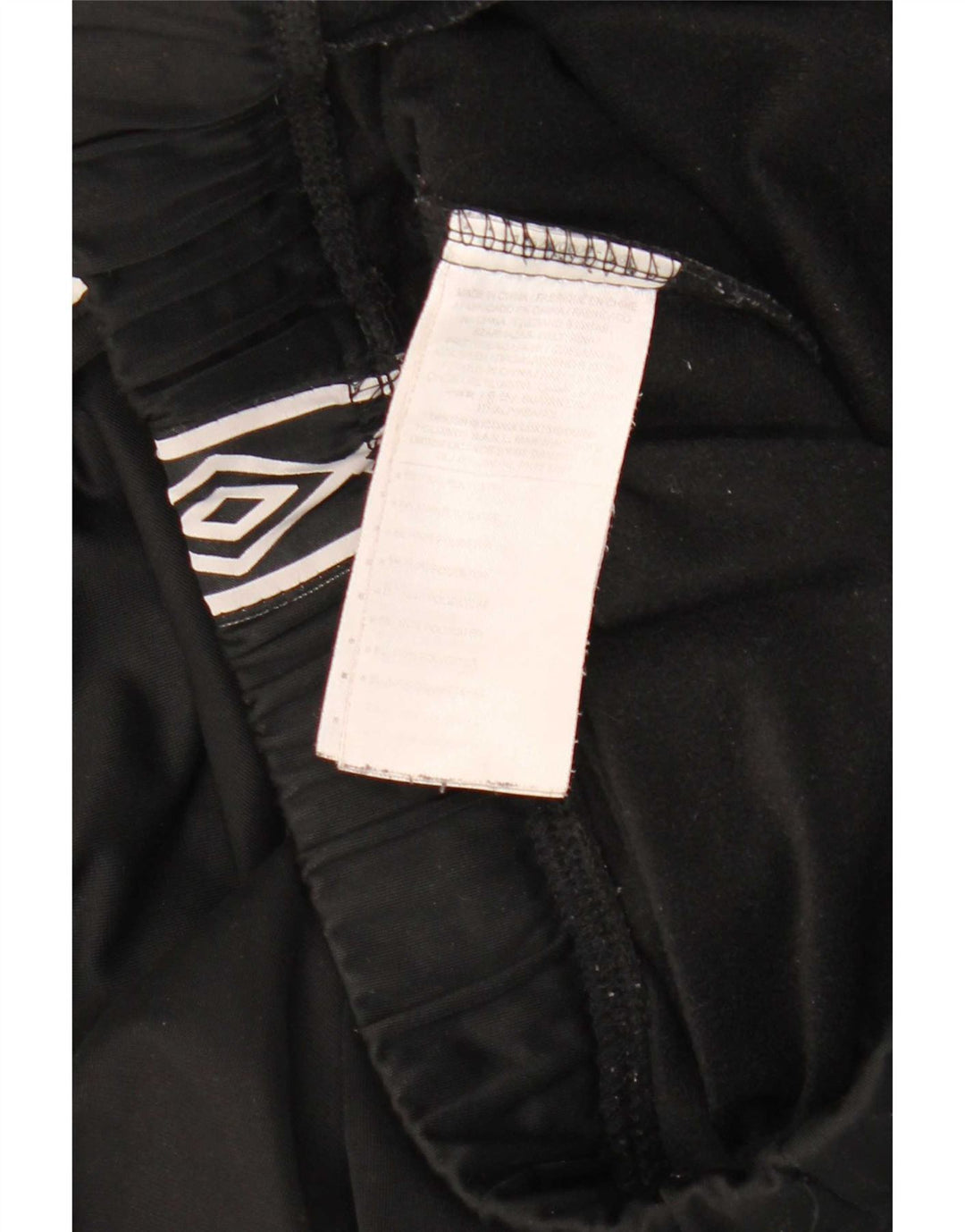 Umbro Mens Graphic Tracksuit Calças Grande Poliéster Preto