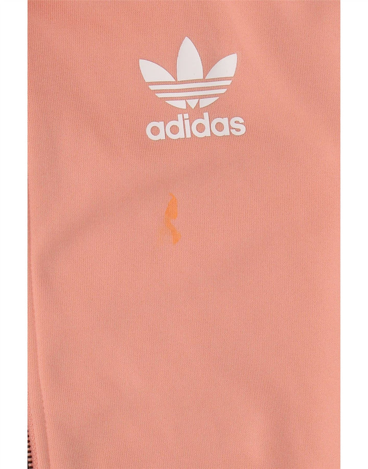 Jaqueta Adidas Feminina Graphic Tracksuit UK 6 XS Laranja Poliéster