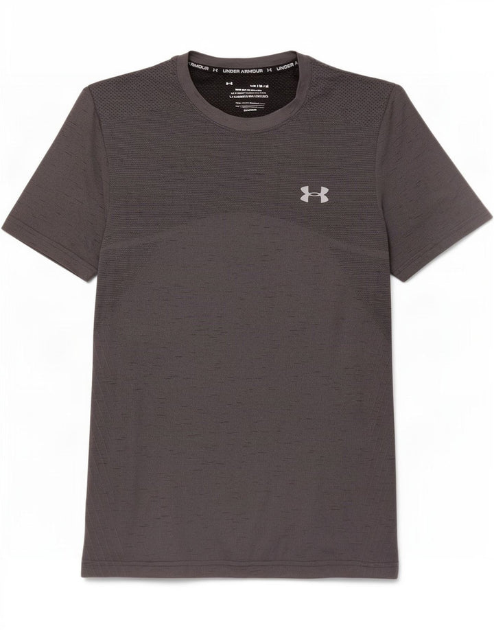 Camiseta masculina Under Armour cinza médio manchado