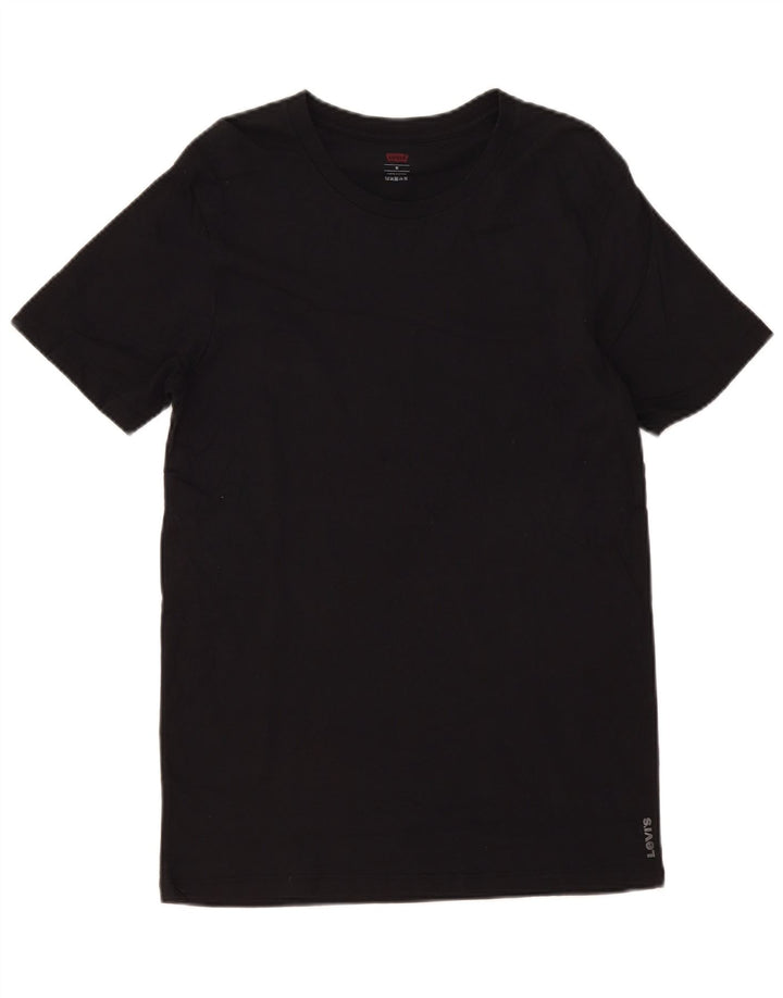 Camiseta masculina Levi's Top médio algodão preto