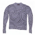 Suéter feminino Marks & Spencer com decote em V Reino Unido 12 azul médio
