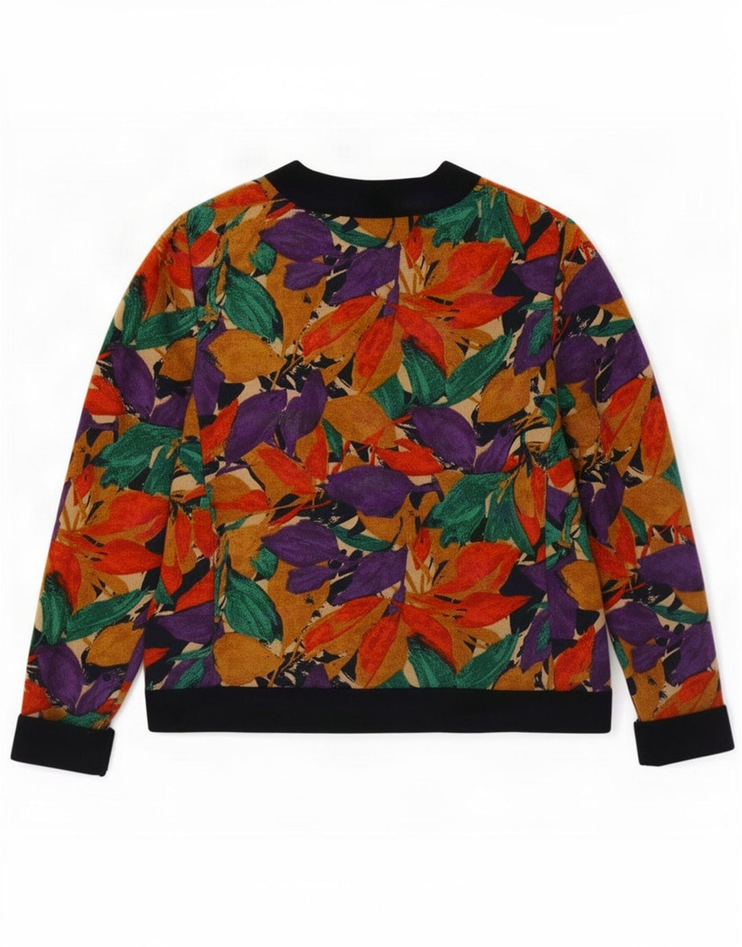 Jaqueta Blazer Feminina Devernois Paris Reino Unido 14 Médio Multicolorido Floral