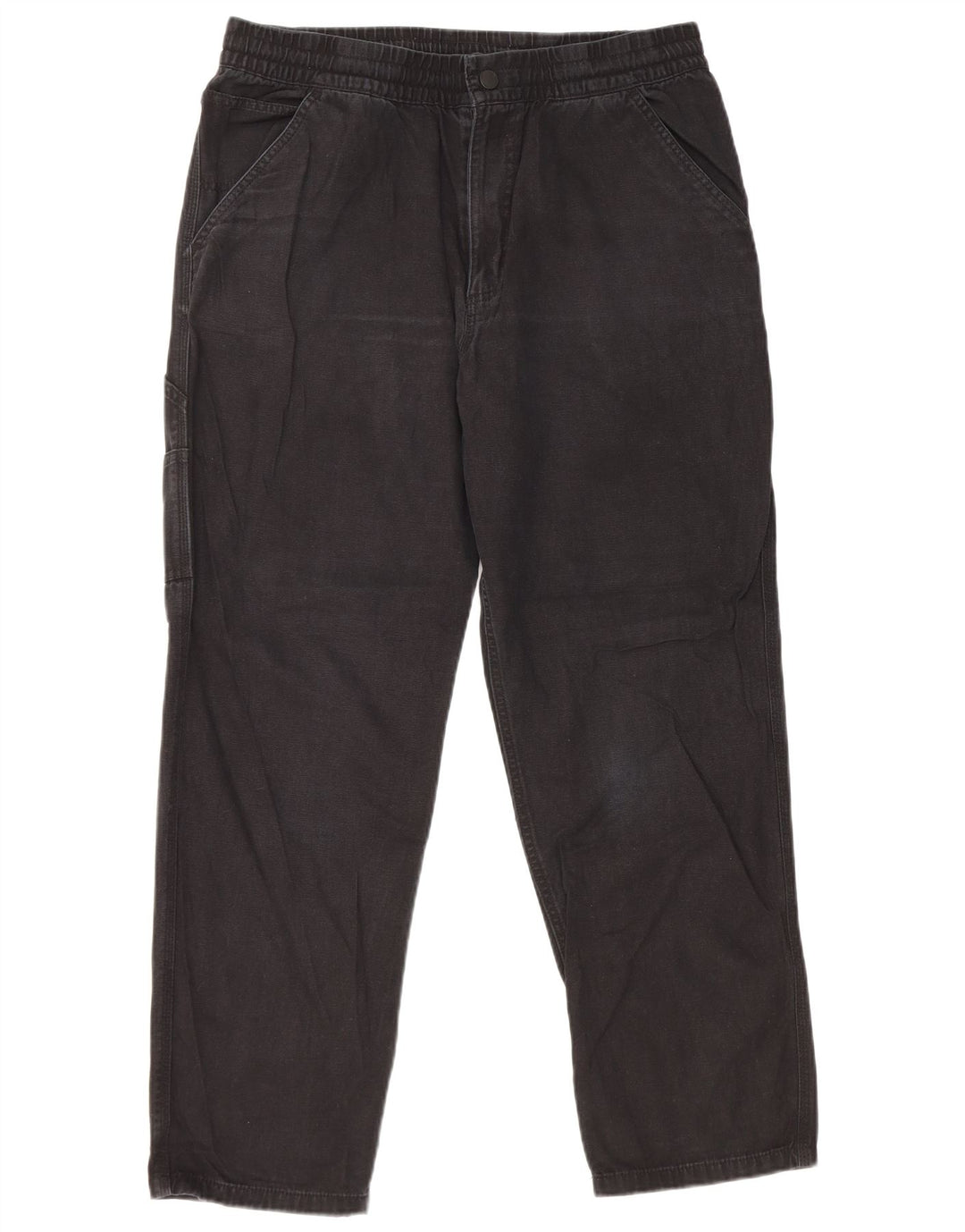 Calça Vans Mens Straight Cargo Médio W32 L28 Algodão Preto
