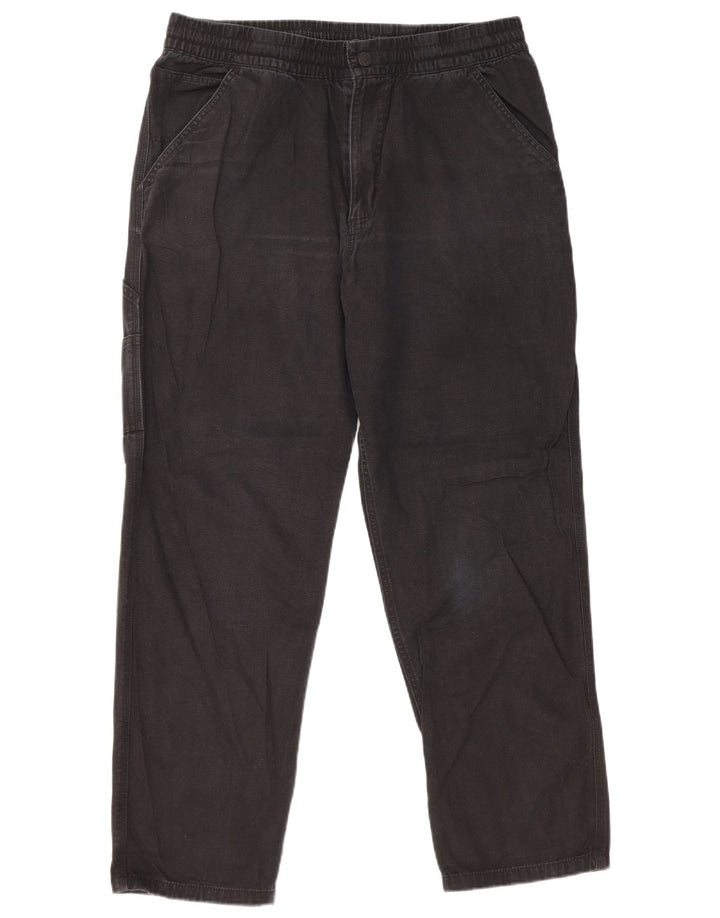 Calça Vans Mens Straight Cargo Médio W32 L28 Algodão Preto