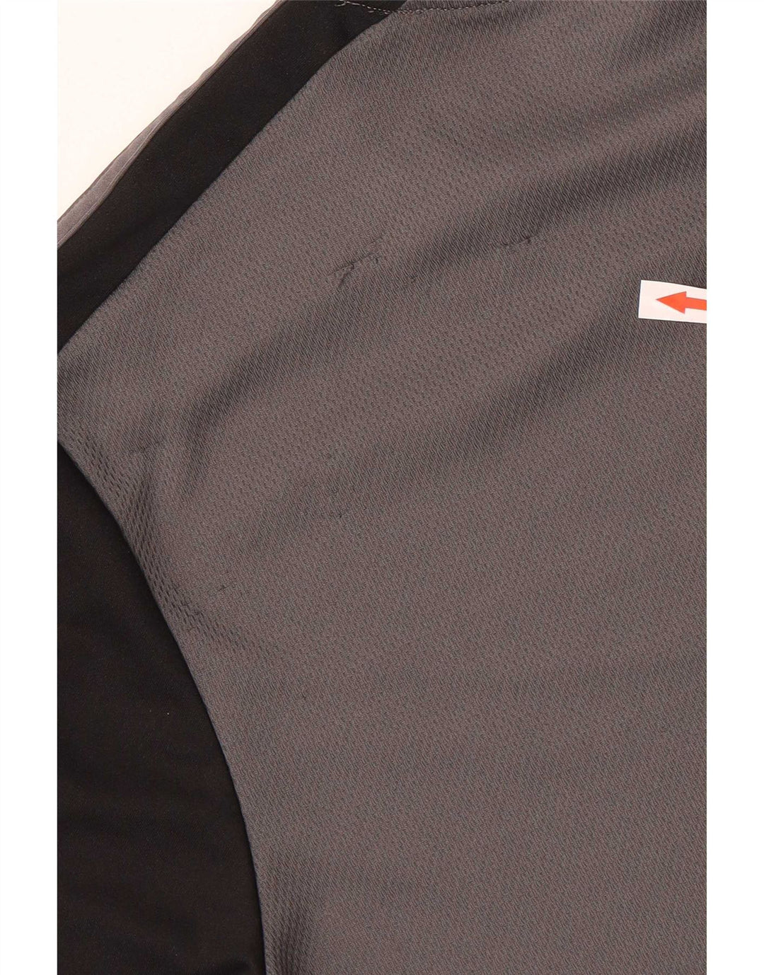 Adidas Mens Camiseta Top Médio Preto Colorblock